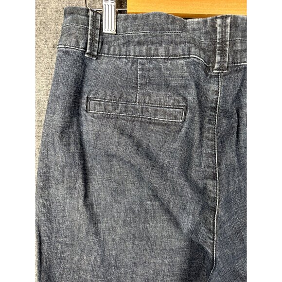 Coldwater Creek Womens Denim Trouser Jeans 12 Petite Dark Wash Stretch - Picture 9 of 9